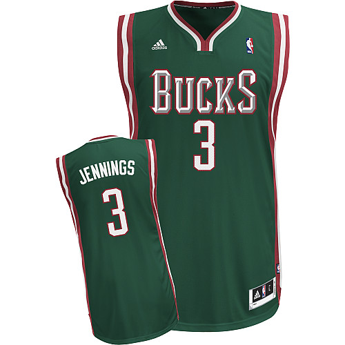 Brandon Jennings, Milwaukee Bucks [vert] - Cliquez sur l'image pour la fermer